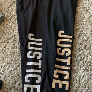 Justice size 8 Legging Excellent Condition